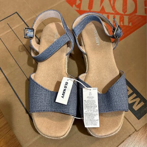 Old Navy Espadrille Sandals - size 6 - Picture 1 of 2